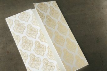 Foil Stamping on Flurry Cotton